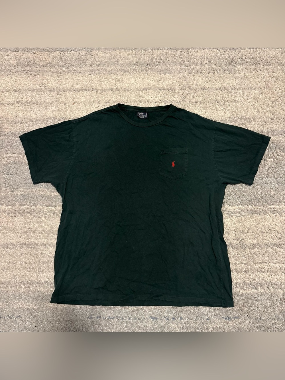 Vintage Polo Ralph Lauren Dark Green Pocket T-Shirt XL